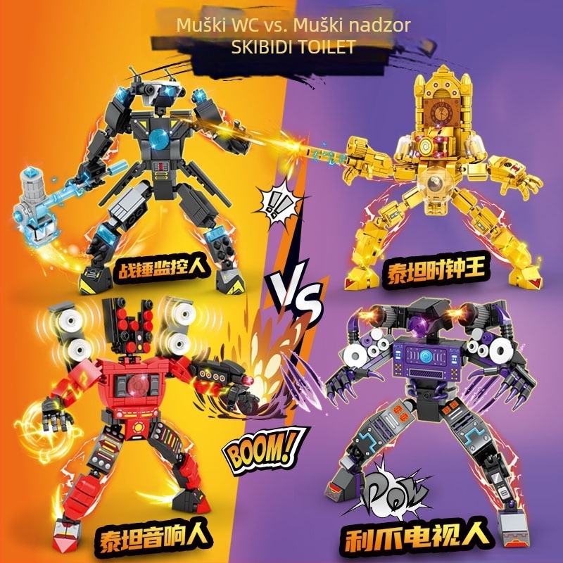 Set blokova od ABS plastike, 38–50 komada, za uzrast 7–14 godina, kompatibilan s DIY, bez elektroničkih komponenti