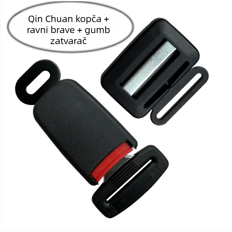 Ougude dodaci za auto sigurnosni pojas – 45# čelik i ABS, prilagodljivo uz logotip, Model: Dodatci, Višenamjensko zaključavanje