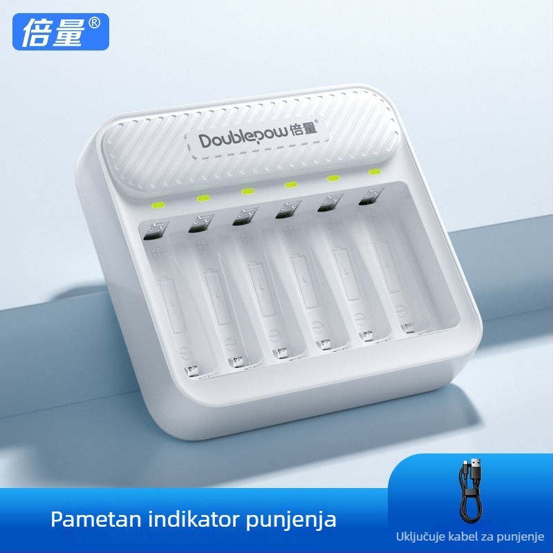 Punjač baterija AA/AAA | Double Amount | Serija C04 | CE certificirano | Ulaz 5.0V DC, Izlaz 1.48V 1A