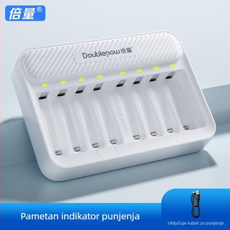 Punjač baterija AA/AAA | Double Amount | Serija C04 | CE certificirano | Ulaz 5.0V DC, Izlaz 1.48V 1A