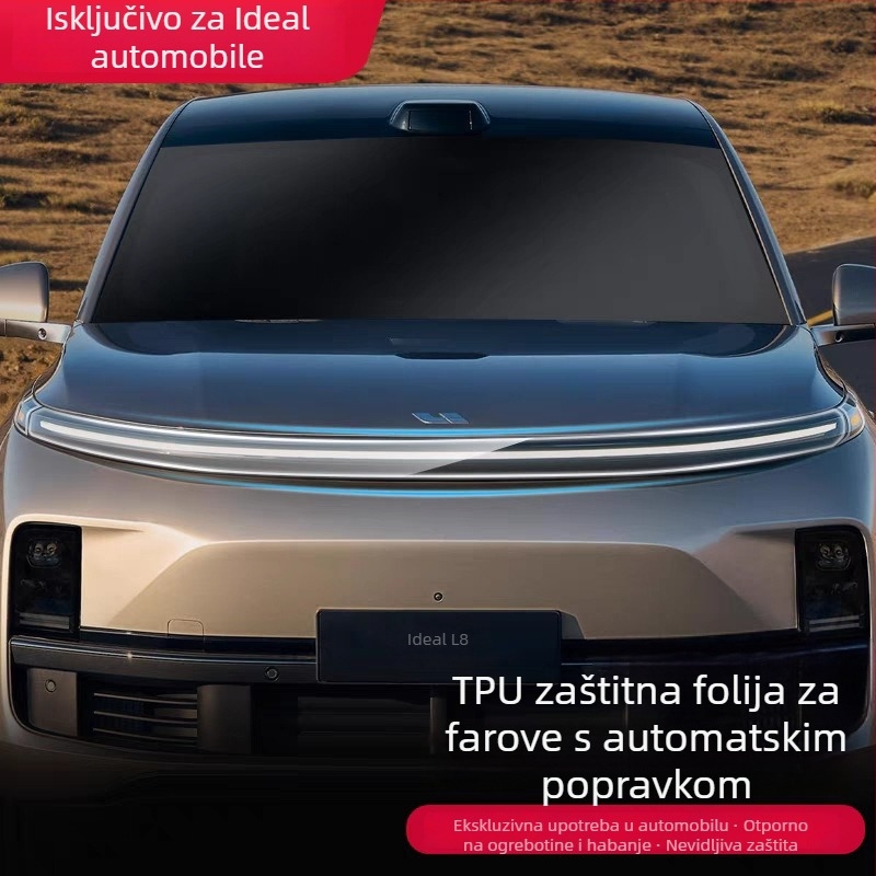 Ideal L8/L9/One/L7 Film za svjetla, Film za srednji stup prozora, Zaštitni film za prednja svjetla, B-stup film, Prozirni film za svjetlo