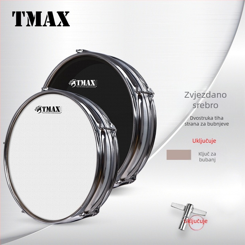 TMAX bubnjarski pad za vježbanje, Model 1, kartonsko pakiranje, za glazbene instrumente
