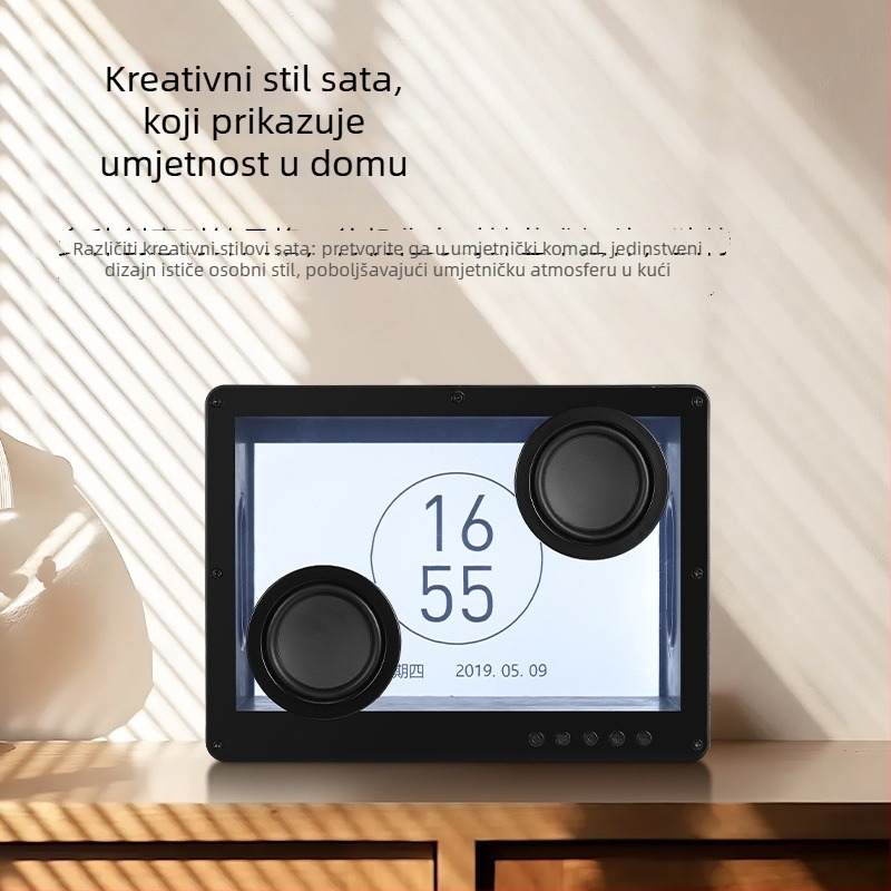 Bluetooth zvučnik s prikazom tekstova, ugrađena baterija 4000-6000mAh, 20W, BT 5.3, 100Hz-20kHz, SNR ≥85dB