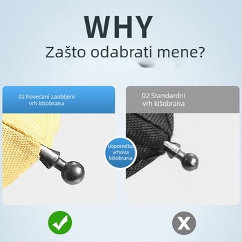 Osmerokraki automatski sklopivi kišobran s UV zaštitom za žene