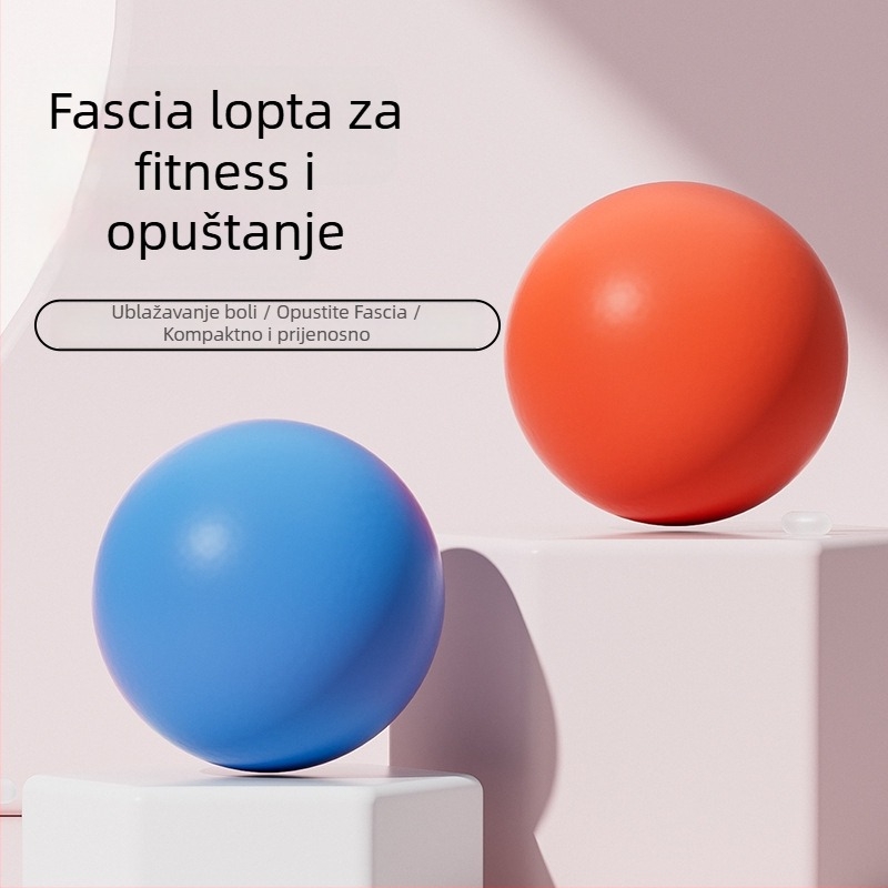 Silikonska joga lopta – čvrsta fascia lopta za Pilates i masažu stopala, unutarnji fitness, 150 g