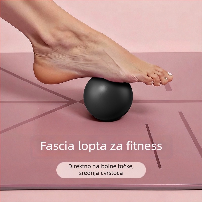 Silikonska joga lopta – čvrsta fascia lopta za Pilates i masažu stopala, unutarnji fitness, 150 g