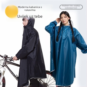 Jednodelno kišobdonsko pončo za motocikle i električna vozila, odrasli, Oxford tkanina, debljina tkanine 0.23, PVC vodootporni sloj.
