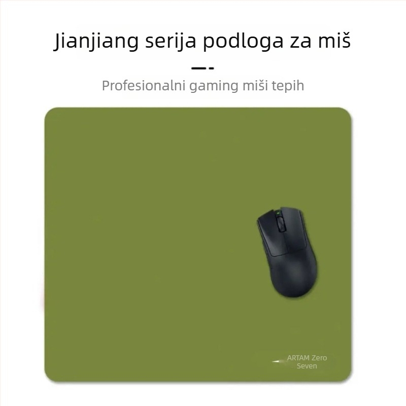E-sports gaming miš podlogom s podrškom za zglob, gumena površina, jednostrana, šivani rubovi, NP-3116
