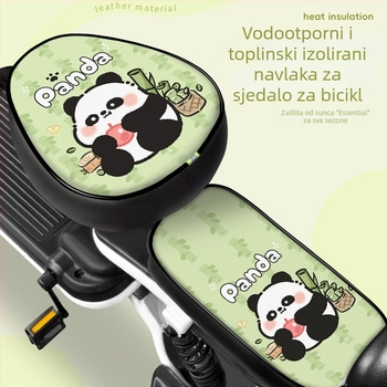 Univerzalna kožna navlaka za sjedalo električnog vozila (Koža; Podrijetlo: Guangdong; Za sve sezone; Bez prilagodbe; Marka: Druga)