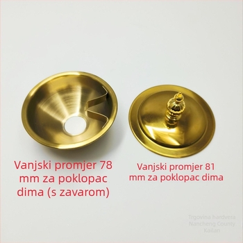 Poklop za nehrđajući čelik za pepeljak bočice vina, prilagodljiv, otporan na vjetar i prašinu
