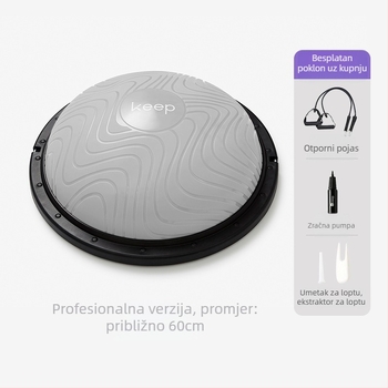 ABS materijal, debela polukružna lopta za porod za jogu, kućni pilates i oblikovanje tijela