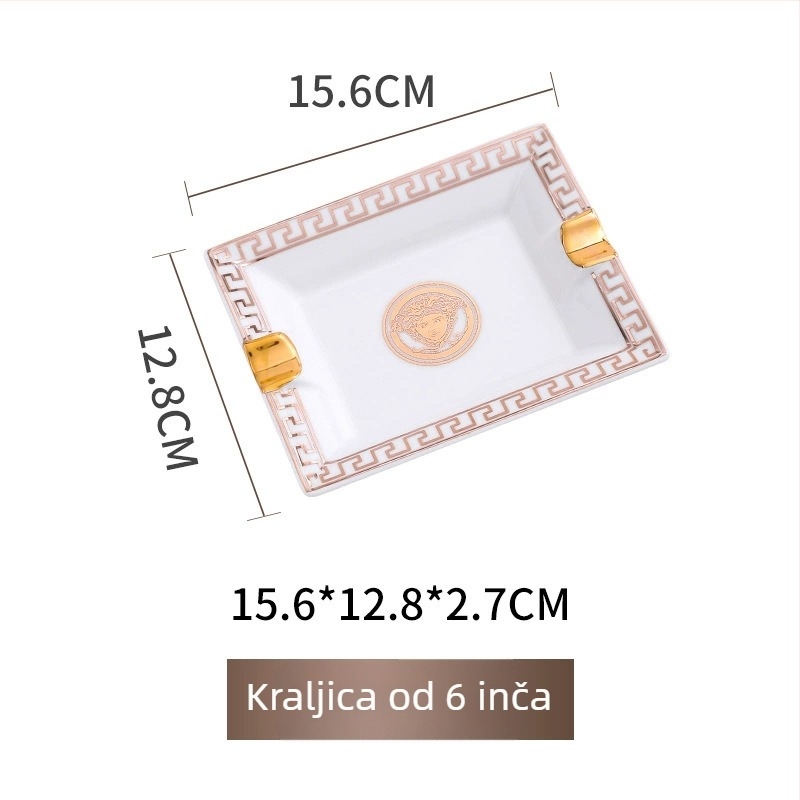 Pepalnik za cigare – keramika, kvadratni, mogućnost prilagodbe, marka Meng taoju, stil: pristupačni luksuz