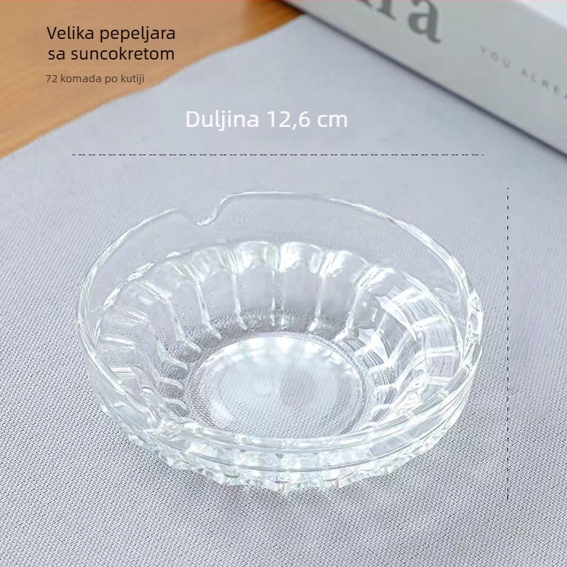Kristalni stakleni pepelnjak za dom i ured, dekorativni dizajn nadahnut dijamantom, brend Shengfa, zaštita od rasipanja pepela, tisak logotipa po narudžbi