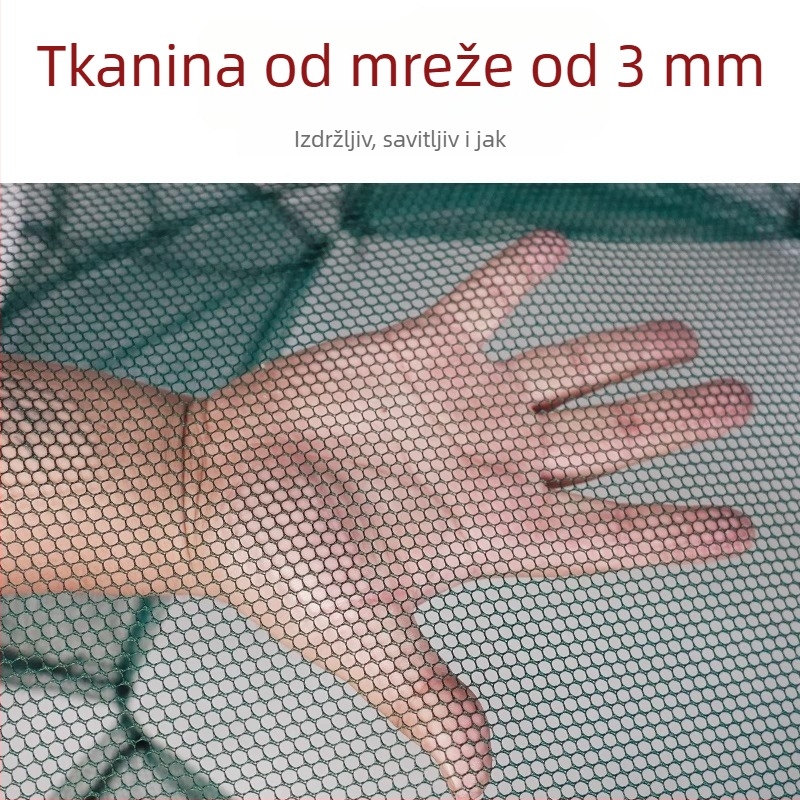 Novi sklopivi nehrđajući čelični ribarski kavez za šarane, kozice i jastoge