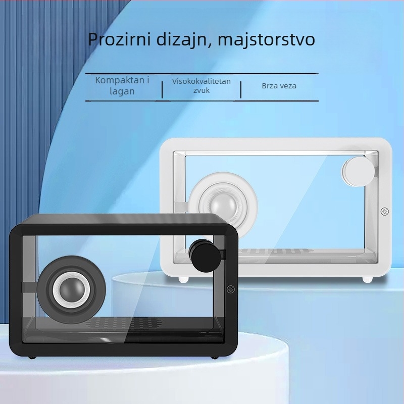Bluetooth zvučnik s atmosfernom rasvjetom, 8W izlaz, ugrađena baterija 2000–4000mAh, frekvencijski raspon 100Hz–20kHz, domet do 10 m, Bluetooth 5.1