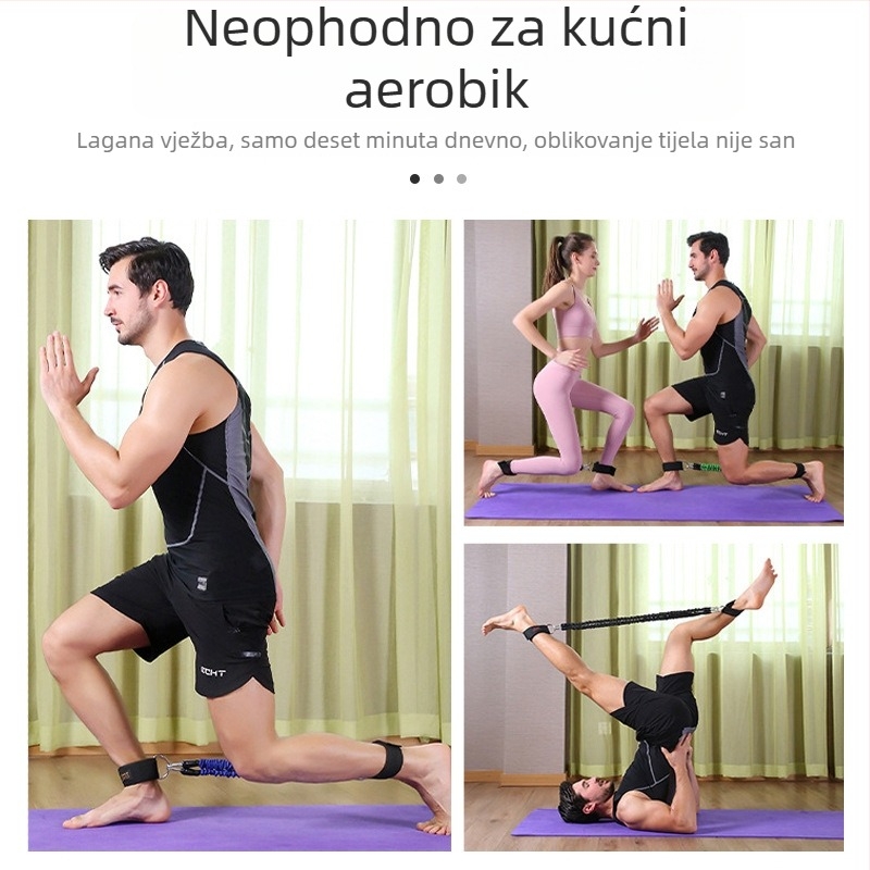NACHI latex elastična traka za donje udove – gumeni traka otpora za trening nogu
