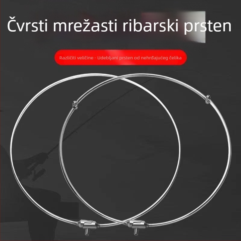 Sklopivi okvir glave mreže od nehrđajućeg čelika 201, čvrsta konstrukcija, integrirani dizajn, univerzalna kompatibilnost