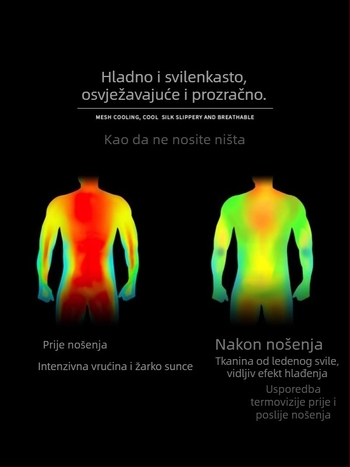 Muška brzosušeća majica od poliestera, labavi kroj, kratki rukavi, okrugli ovratnik