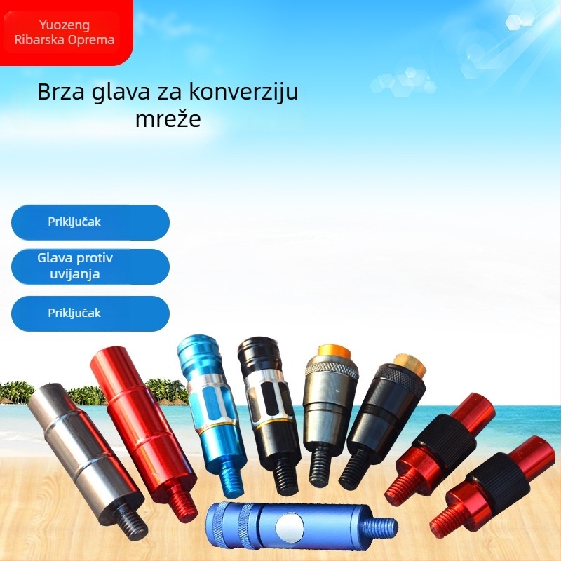 Dip Net konektor s rotirajućom glavom adapterom, brzo spajanje, metal