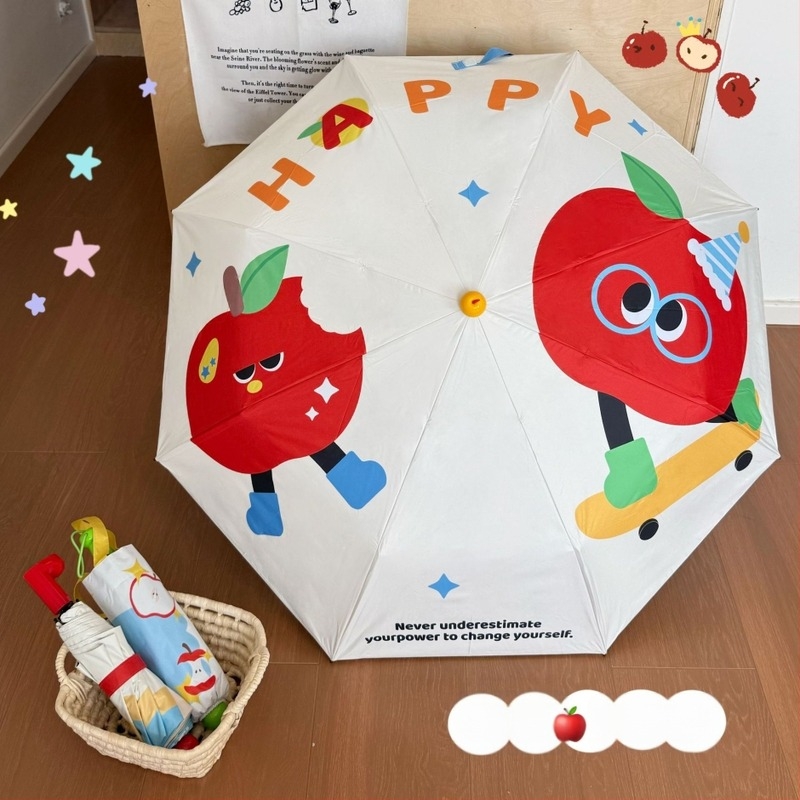 Kišobran Miffy za odrasle, s 8 rebara od željeza, okvir i drška od željeza, plastična navlaka, ručno otvaranje i zatvaranje