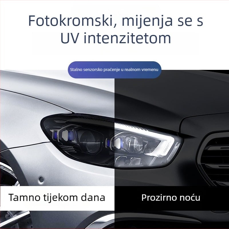 Naljepnica za svjetla automobila: materijal - naljepnice; tip - naljepnica za svjetla; prozirni uzorak; samoljepljiva instalacija; prilagodljivo