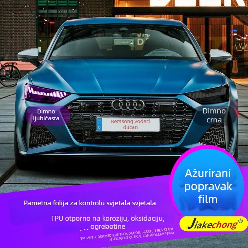 Naljepnica za svjetla automobila: materijal - naljepnice; tip - naljepnica za svjetla; prozirni uzorak; samoljepljiva instalacija; prilagodljivo