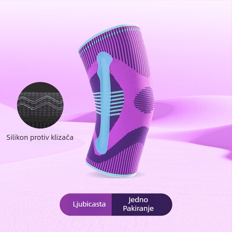 Štitnici za koljena za odrasle, silikon, mješavina najlona-spandexa-poliestera, za trčanje i planinarenje