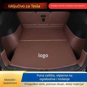 Prednji i stražnji obrub prtljažnika za Tesla Model Y – bez prilagodbe