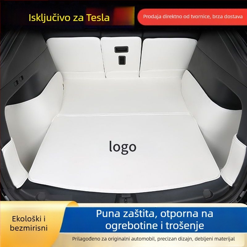 Prednji i stražnji obrub prtljažnika za Tesla Model Y – bez prilagodbe