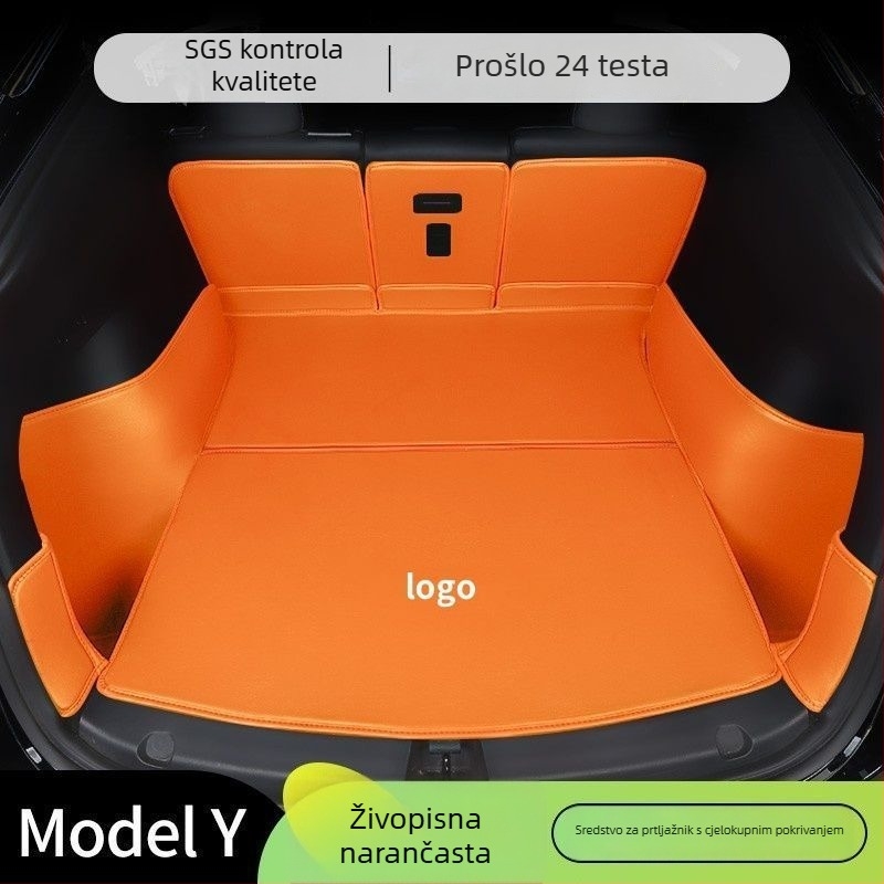 Prednji i stražnji obrub prtljažnika za Tesla Model Y – bez prilagodbe