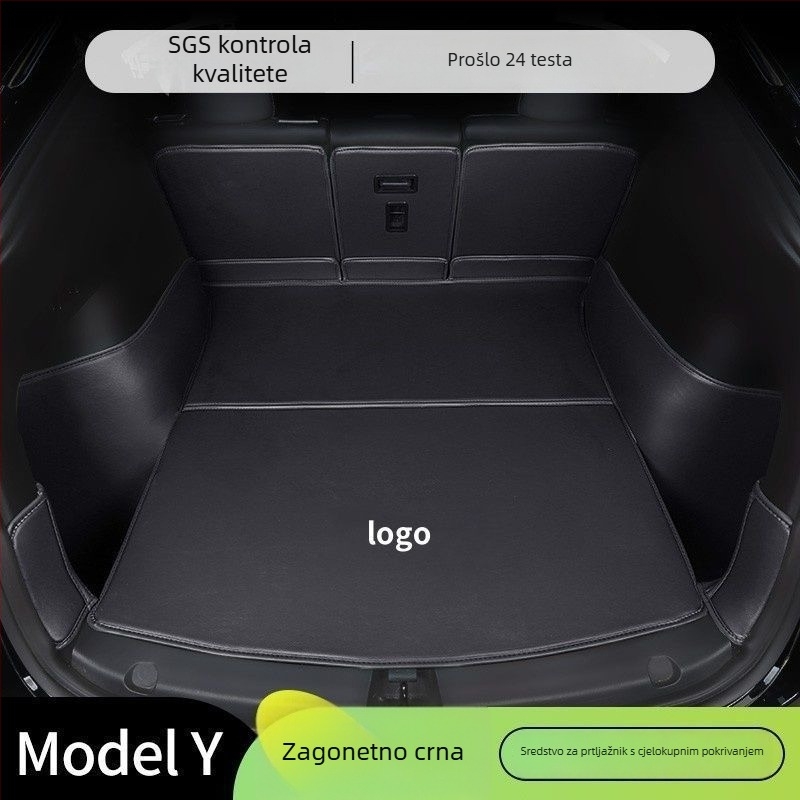 Prednji i stražnji obrub prtljažnika za Tesla Model Y – bez prilagodbe