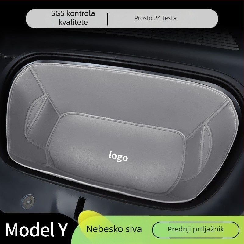 Prednji i stražnji obrub prtljažnika za Tesla Model Y – bez prilagodbe