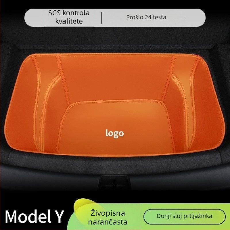 Prednji i stražnji obrub prtljažnika za Tesla Model Y – bez prilagodbe