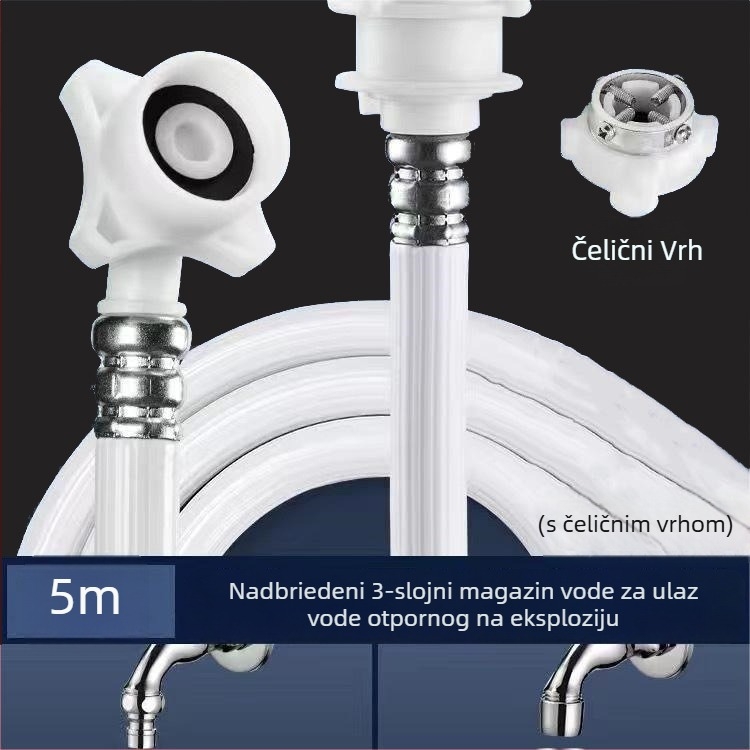Cijev za dovod vode u perilicu rublja, PVC materijal, Huixin marka, moderan minimalistički stil