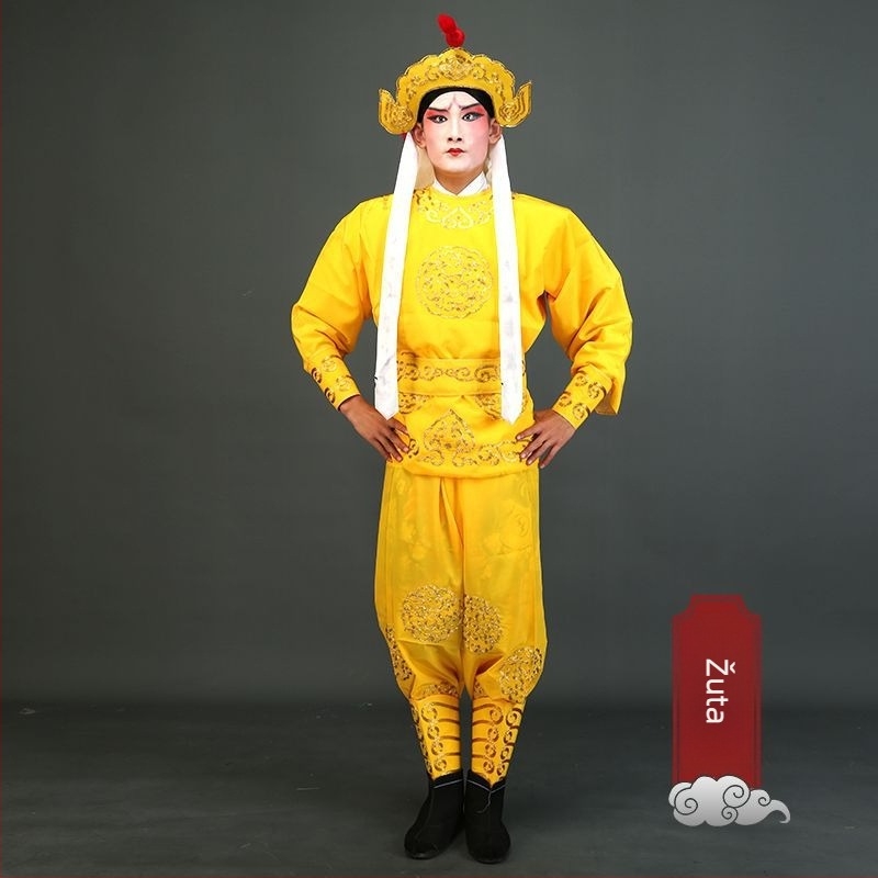 Set kostima tradicionalne kineske opere za scensku izvedbu: Pekingska i Qin Opera, Wu-Sheng borbeni stil, poliester