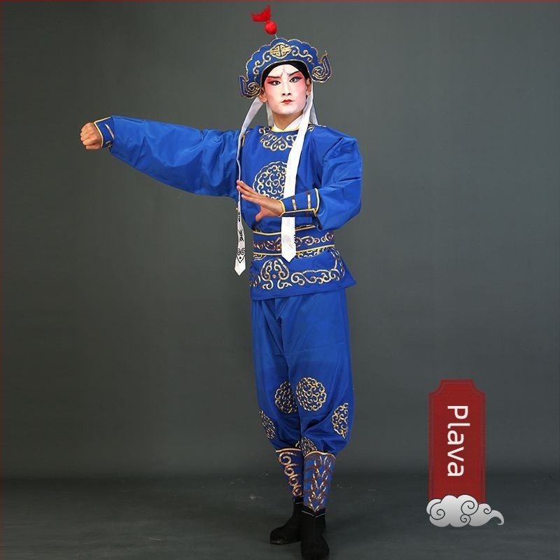 Set kostima tradicionalne kineske opere za scensku izvedbu: Pekingska i Qin Opera, Wu-Sheng borbeni stil, poliester