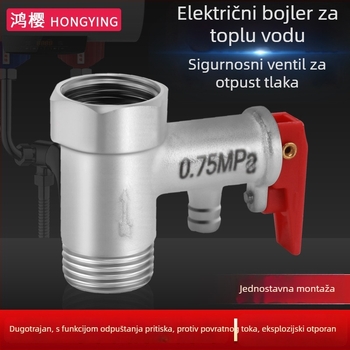 Sigurnosni ventil za grijač vode — bakar, Hongying, oslobađanje tlaka, moderni minimalistički dizajn