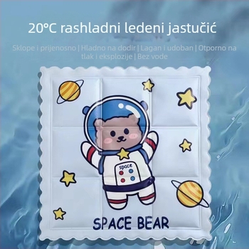 Podložak za hlađenje s cartoon dizajnom, PVC tkanina, punjenje ledeni kristali, protuklizni, 50 komada po kartonu