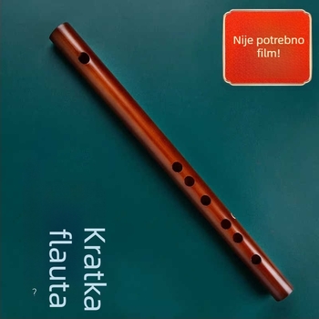 Pikolo flauta, tijelo od bambusa, model 200, za početnike, uz flanel torbu.