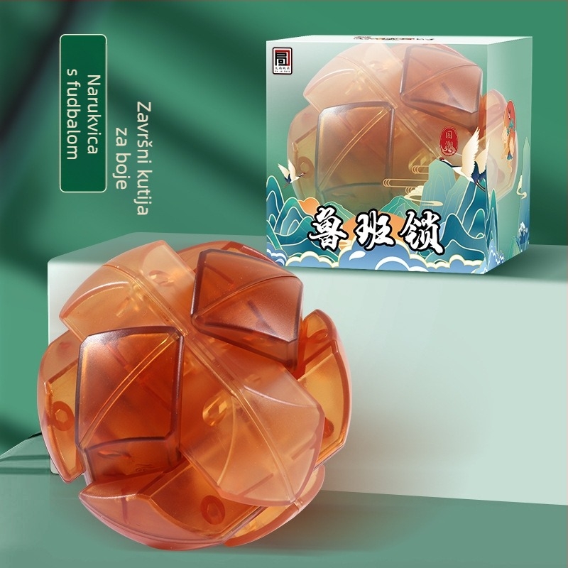 Kongming Lock puzzle – izuzetno teško, plastična konstrukcija, mogućnost DIY-a, za dob 7–14 godina