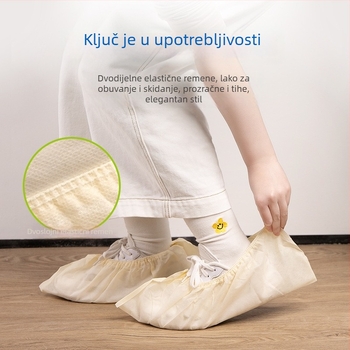 Jednokratne navlake za obuću od netkanog materijala, za unutarnju upotrebu, debeli materijal, zaštita od prašine, protuklizne, otporne na habanje