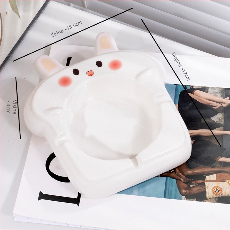 Keramički pepeljar s dizajnom mačje šape, Yehua ceramics, crtani stil, s ispisom logotipa, mogućnost prilagodbe