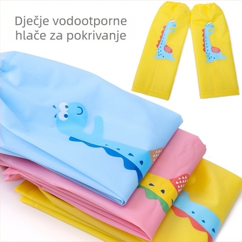 Dječje EVA pončo za kišu, jednodjelno, vodootporni PE sloj, tiskani logotip