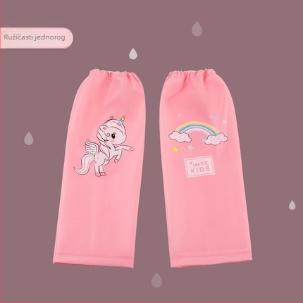 Dječje EVA pončo za kišu, jednodjelno, vodootporni PE sloj, tiskani logotip