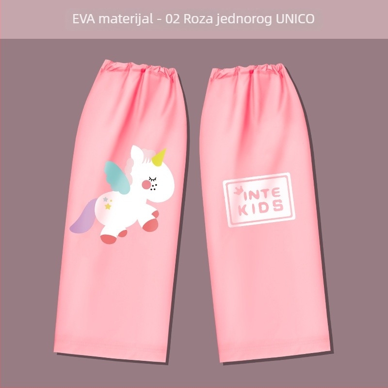 Dječje EVA pončo za kišu, jednodjelno, vodootporni PE sloj, tiskani logotip