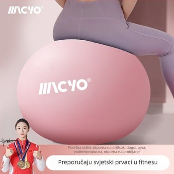 Yoga lopta za podizanje bokova - napuhiva Pilates lopta, otporna na eksploziju, za kućni fitness i ravnotežu jezgre