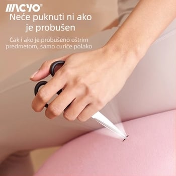 Yoga lopta za podizanje bokova - napuhiva Pilates lopta, otporna na eksploziju, za kućni fitness i ravnotežu jezgre