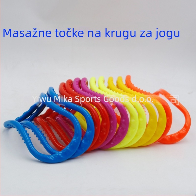 MAICCA Yoga prsten za istezanje i Pilates prsten — oprema za jogu, uzorak u obliku figure, licencirana privatna oznaka, pogodno za fitness i zdravlje