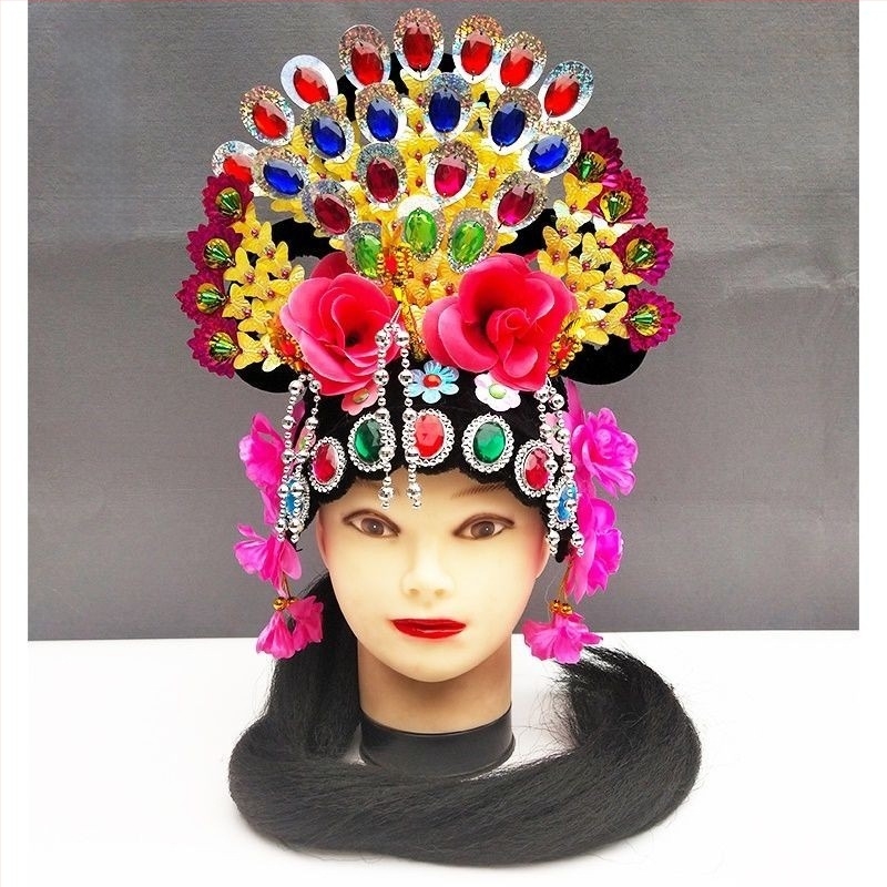 Yangko plesni veliki ukras za kosu, metalna mreža od žice, za žene, ljeto 2024