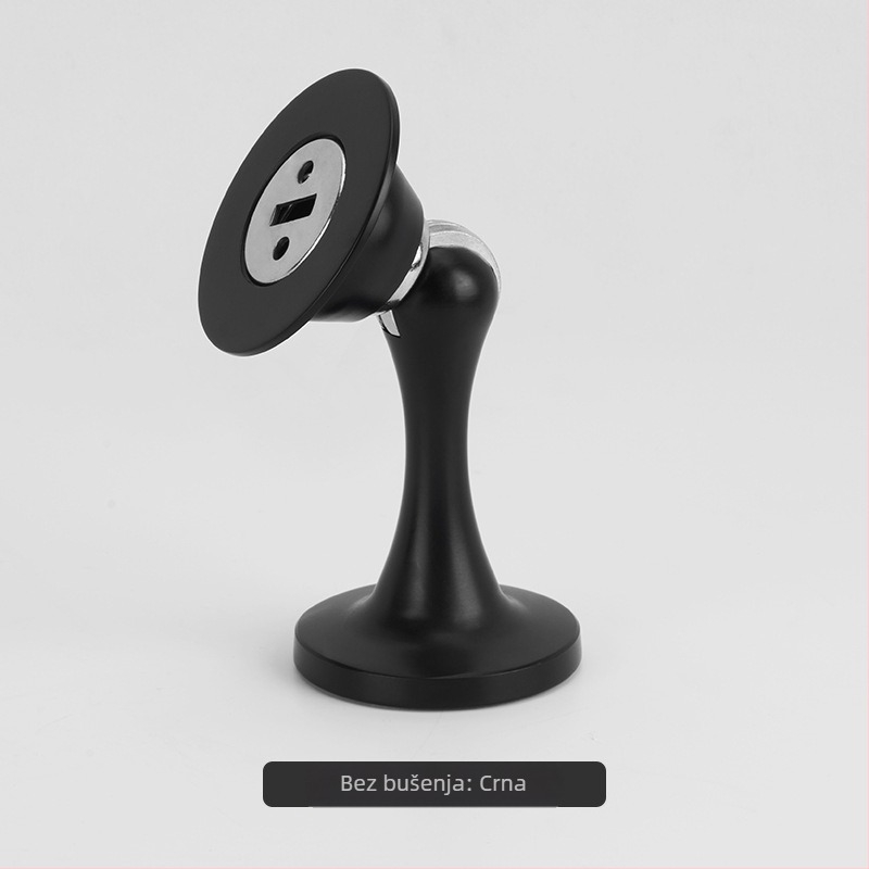 Dverni stopper od cinkovog legura, dvostruka primjena — zidna ili podna montaža, skriveni magnetski zaustavljač, model X005, elektroplatirani završni sloj